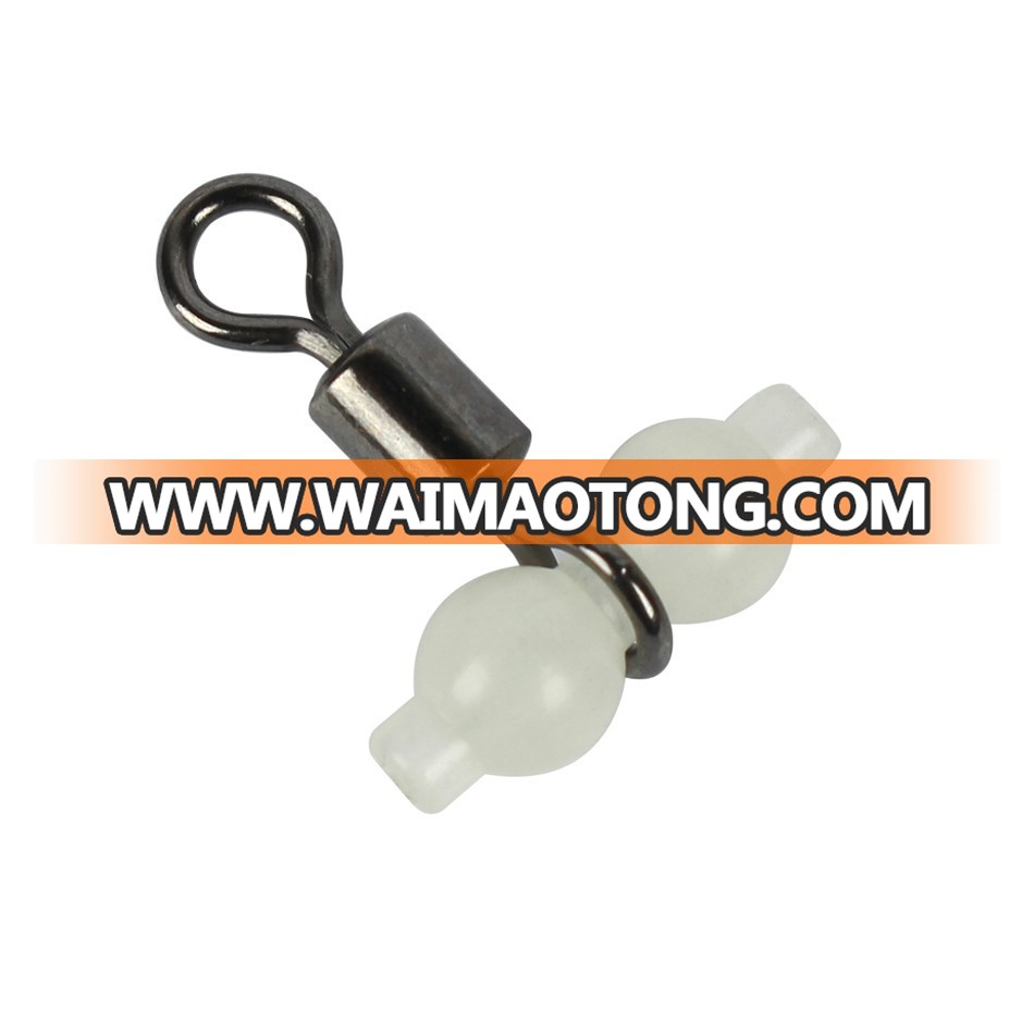 Luminous Rolling Swivels Sea Fishing Accessories Hook Connector Rolling Swivels 3-way Swivels