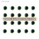 wholesale different colors plastic fishing eyes 3D eyes for fishing lures