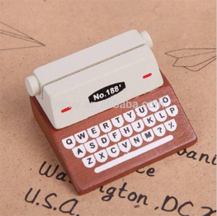 Vintage Line Printer Design Wooden Message Clips/wooden Memo Clip,Clip Board