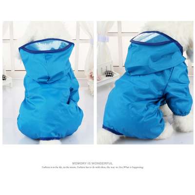 6 Color Hooded Pet Dog Raincoats Waterproof Clothes For Small Dogs Chihuahua Yorkie Dog Raincoat Poncho Puppy Rain Jacket XS-XXL