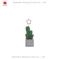 Promotional Resin Cactus Memo Message Clip